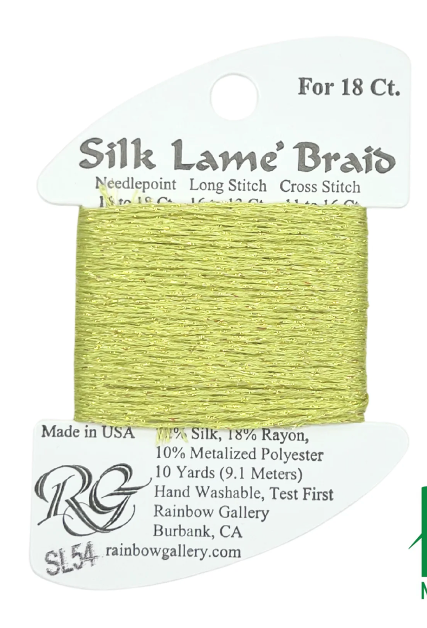 Silk Lame Braid SL54 Lite Avocado
