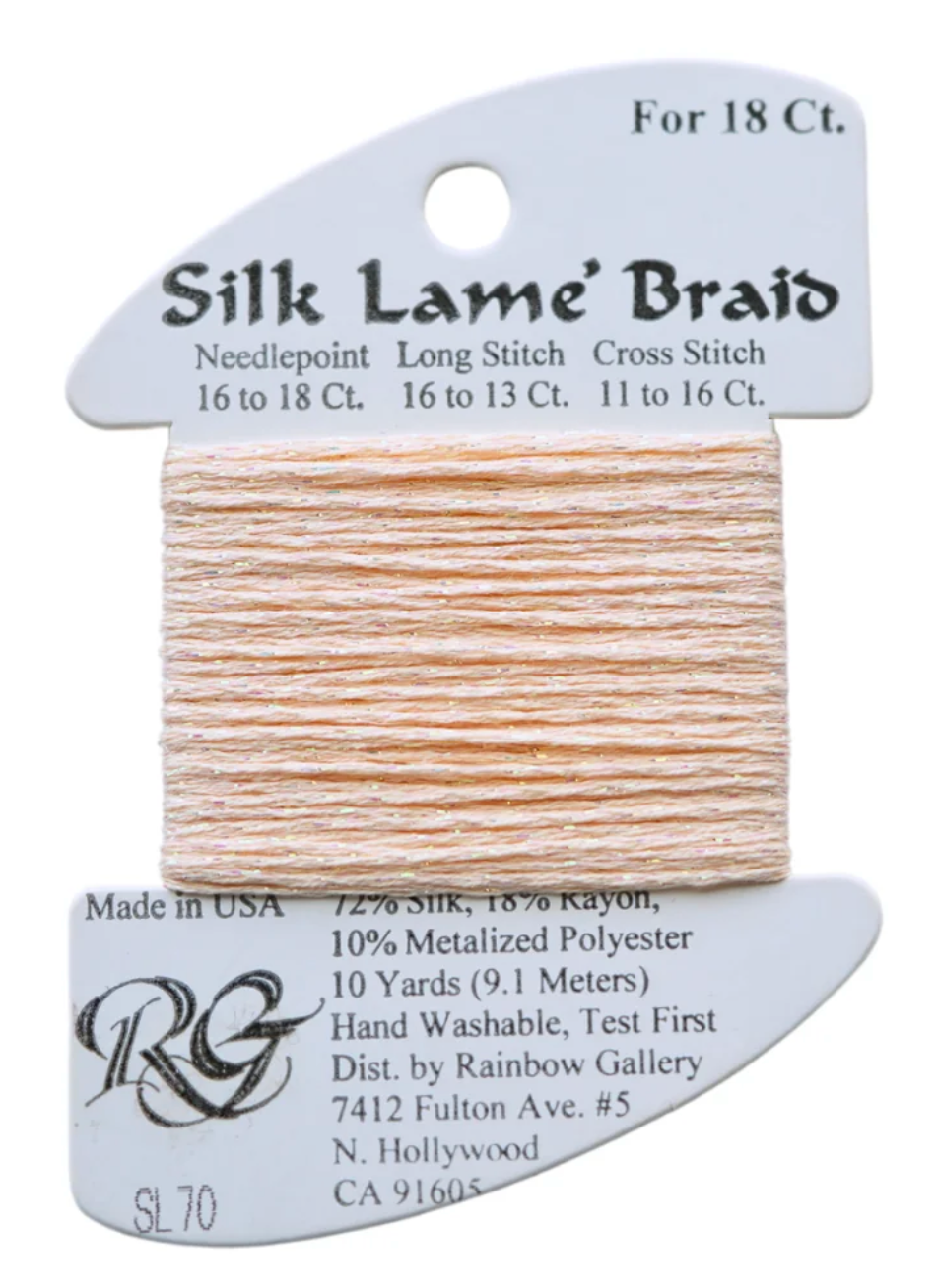 Silk Lame Braid SL70 Lite Peach