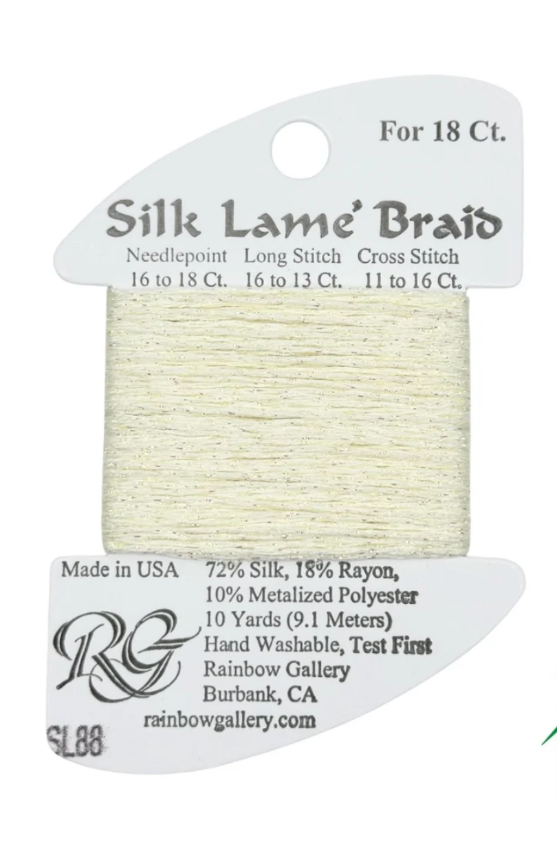 Silk Lame Braid SL88 Lemon Lite