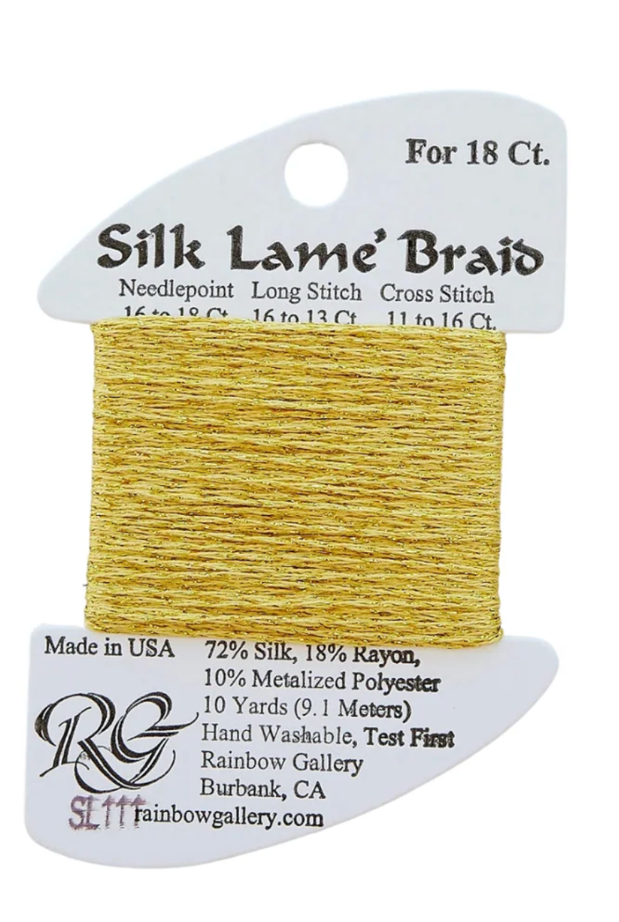 Silk Lame Braid SL111 Chardonnay