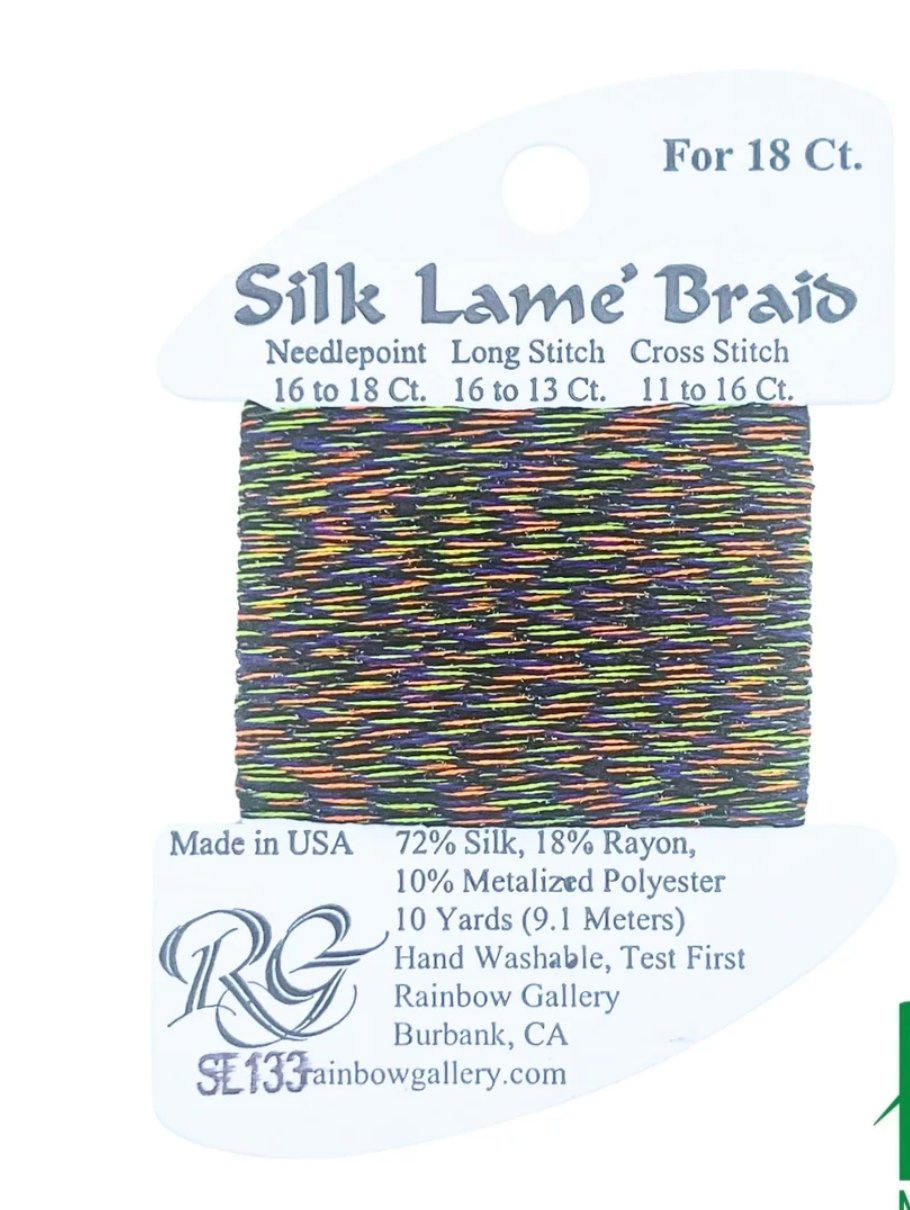 Silk Lame Braid SL133 Halloween