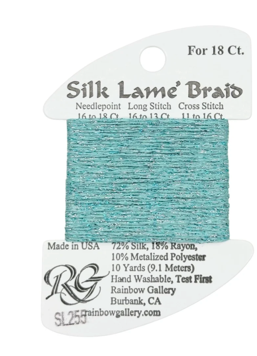 Silk Lame Braid SL255 Seaglass