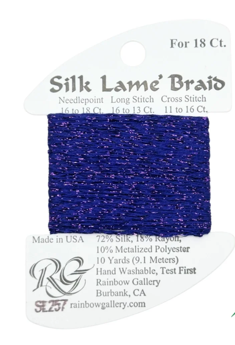 Silk Lame Braid SL257 Boysenberry