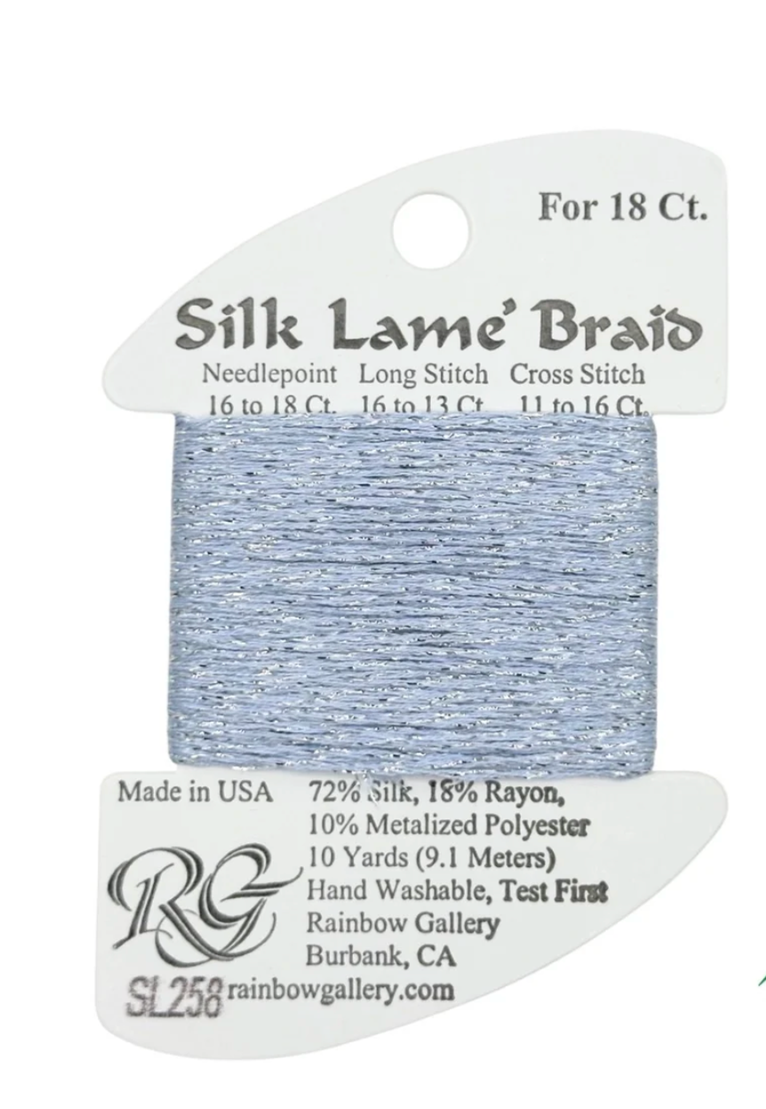 Silk Lame Braid SL258 Gentle Gray