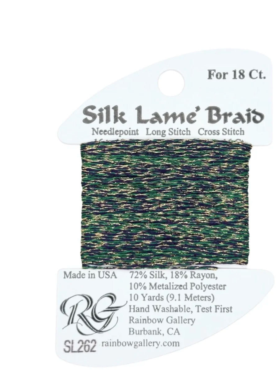Silk Lame Braid SL262 Mardi Gras