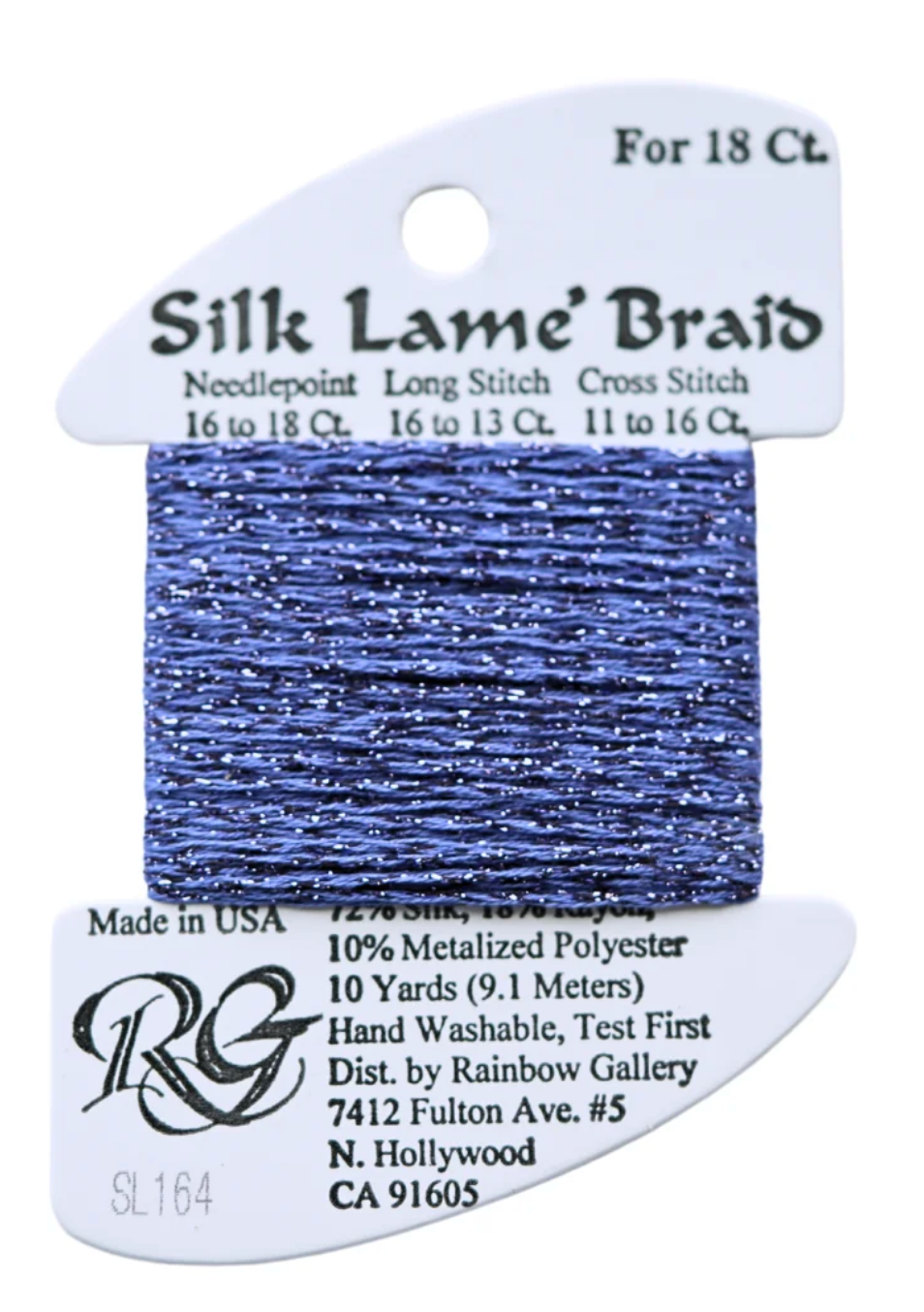 Silk Lame Braid SL164 Wisteria