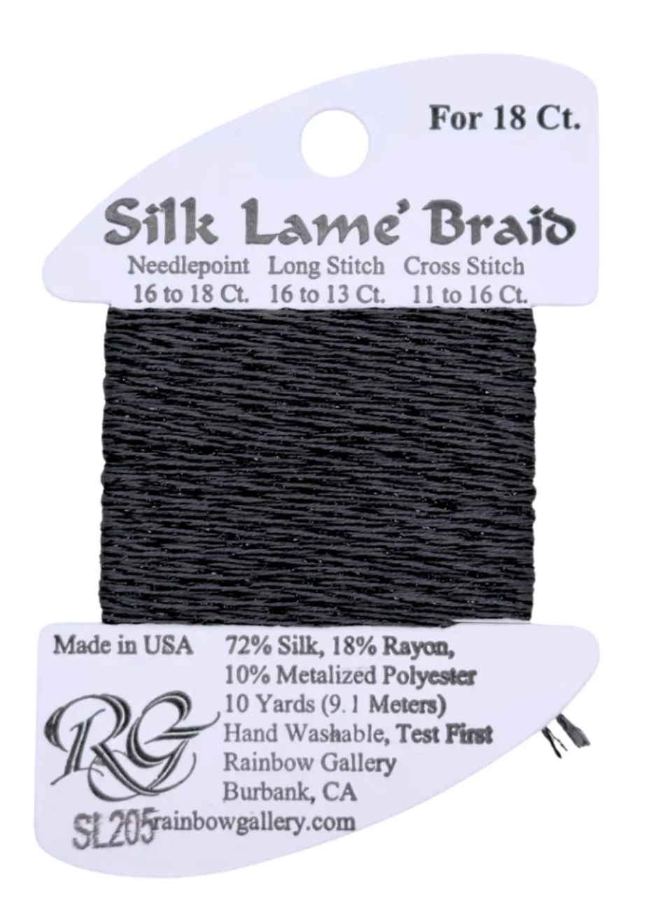 Silk Lame Braid SL205 Gargoyle