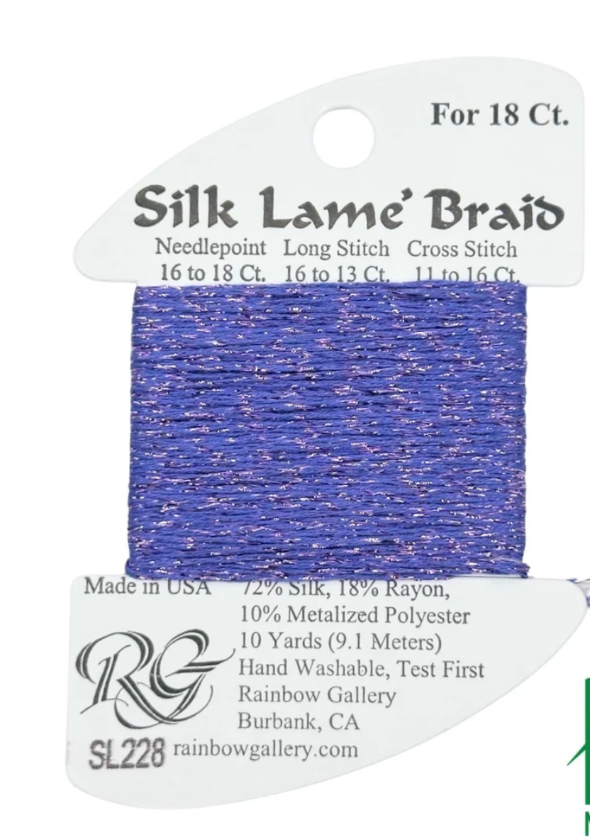 Silk Lame Braid SL228 Passion Flower