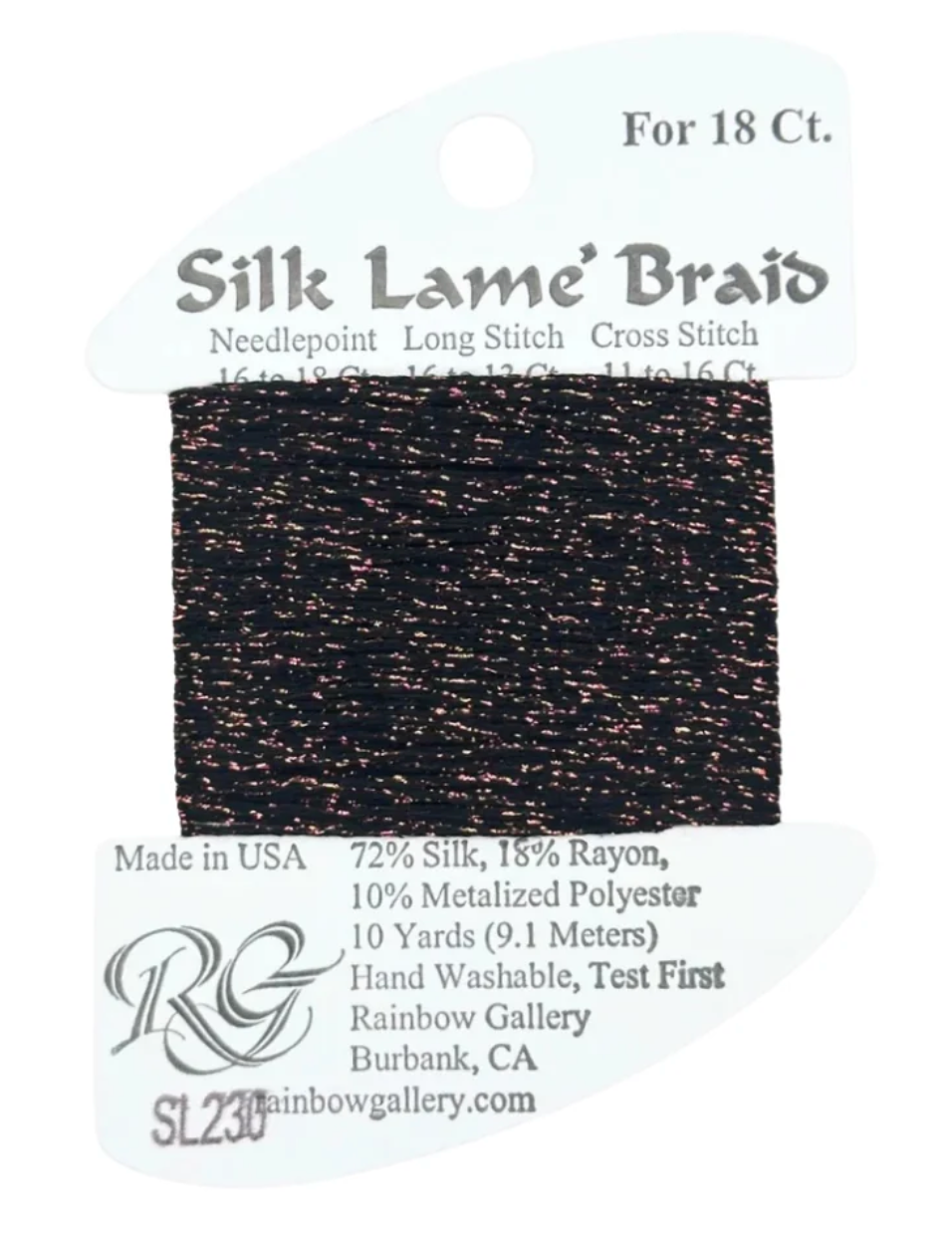 Silk Lame Braid SL230 Bronze