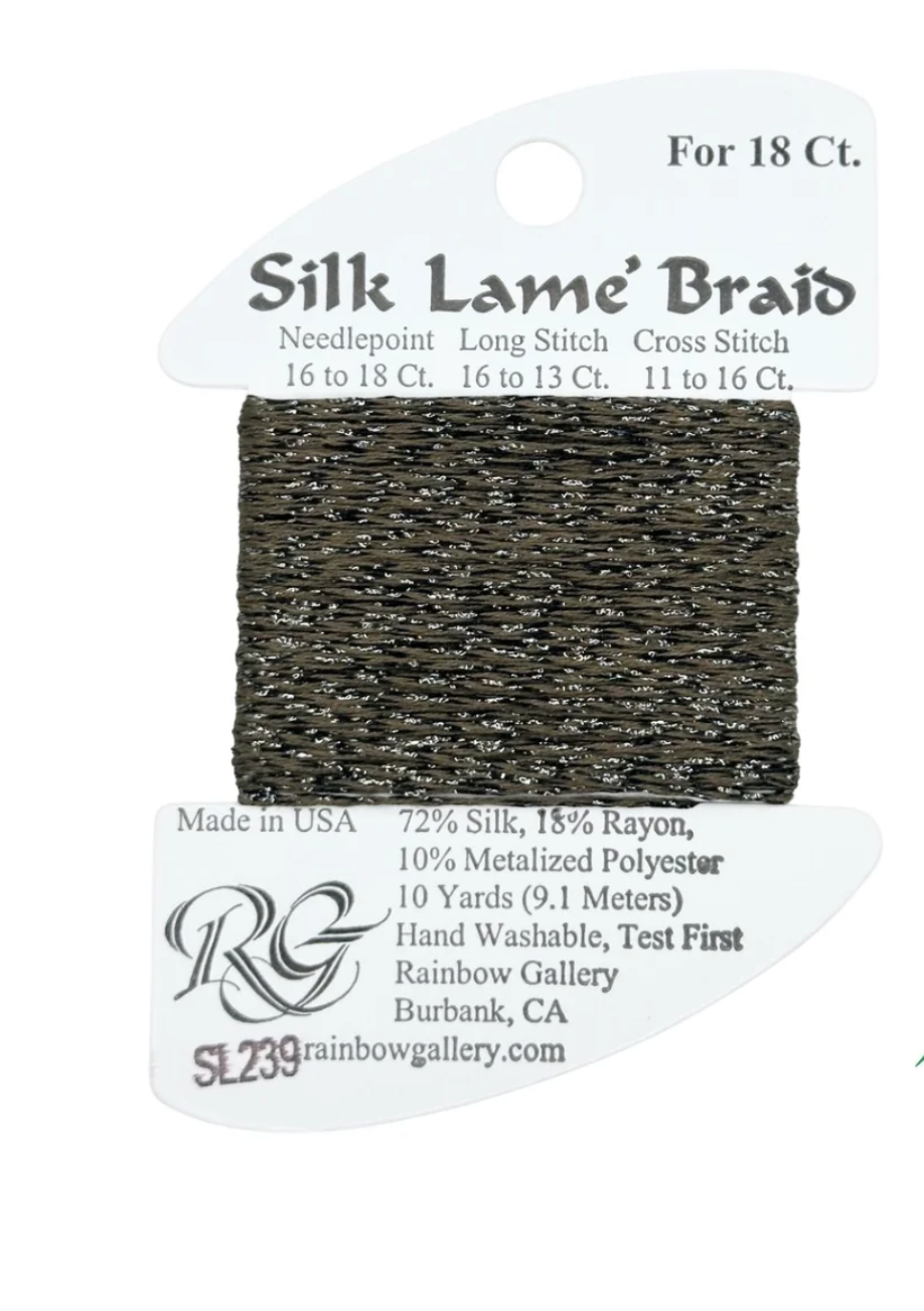 Silk Lame Braid SL239 Stony Fields