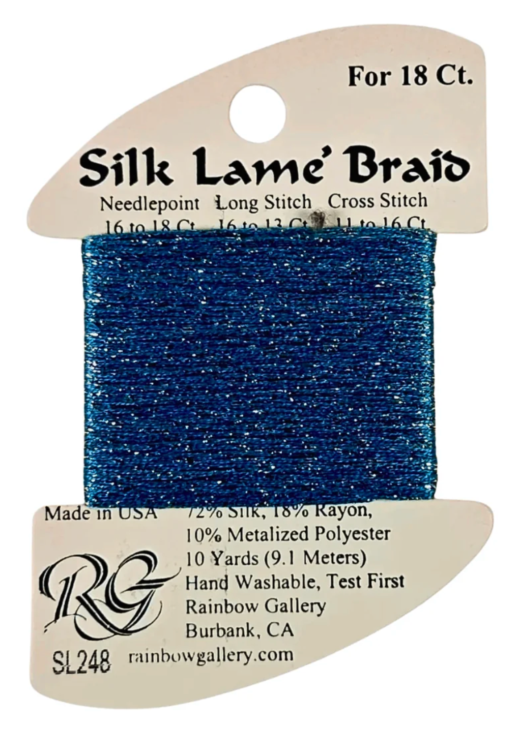 Silk Lame Braid SL248 Blue Promise