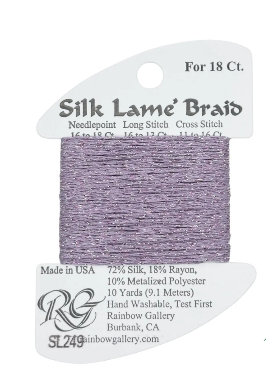 Silk Lame Braid SL249 Pale Mauve