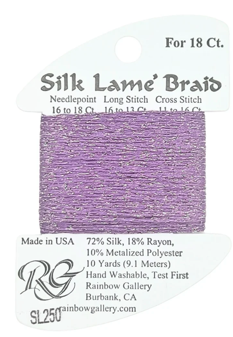 Silk Lame Braid SL250 Heather Glen