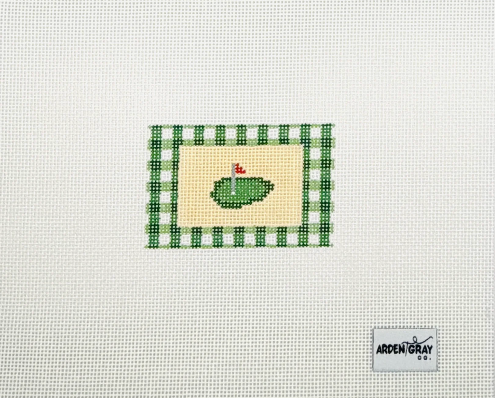 Gingham Golf Mini Canvas