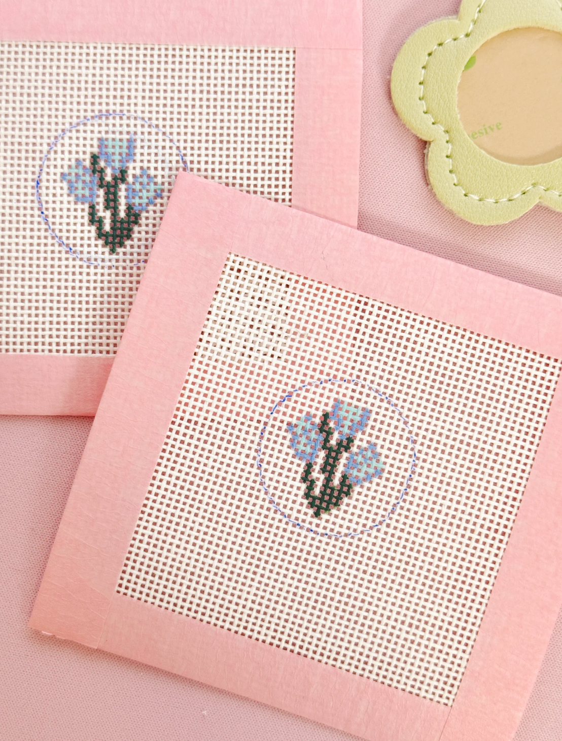 Mini Blue Flower Canvas