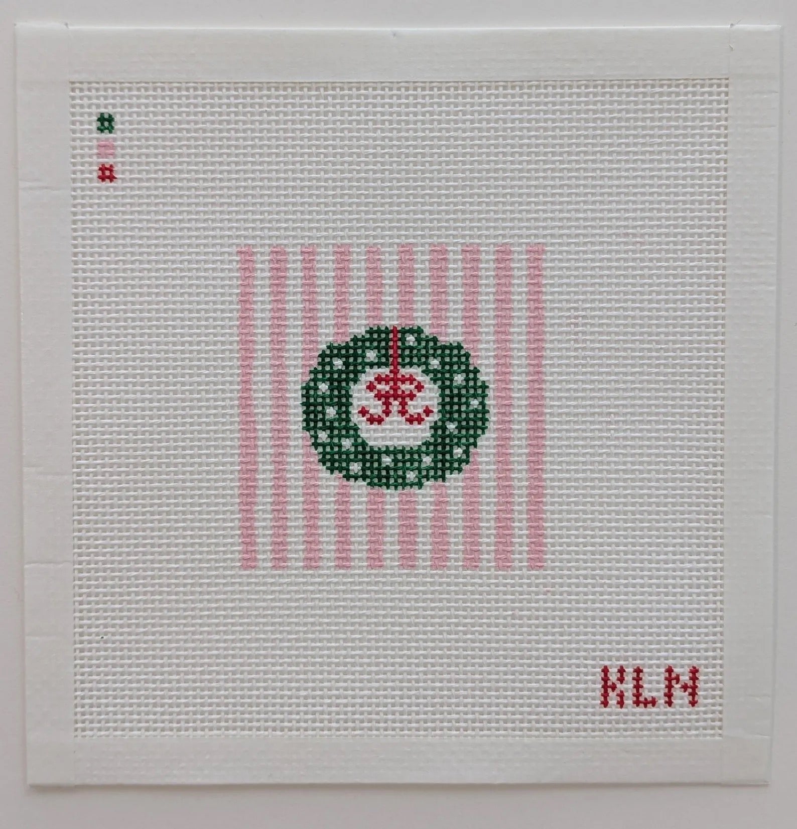Preppy Wreath Canvas