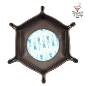 Needlepoint Self-Finishing Hexagon Snap Tray