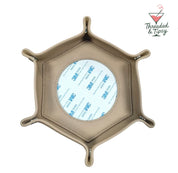 Needlepoint Self-Finishing Hexagon Snap Tray