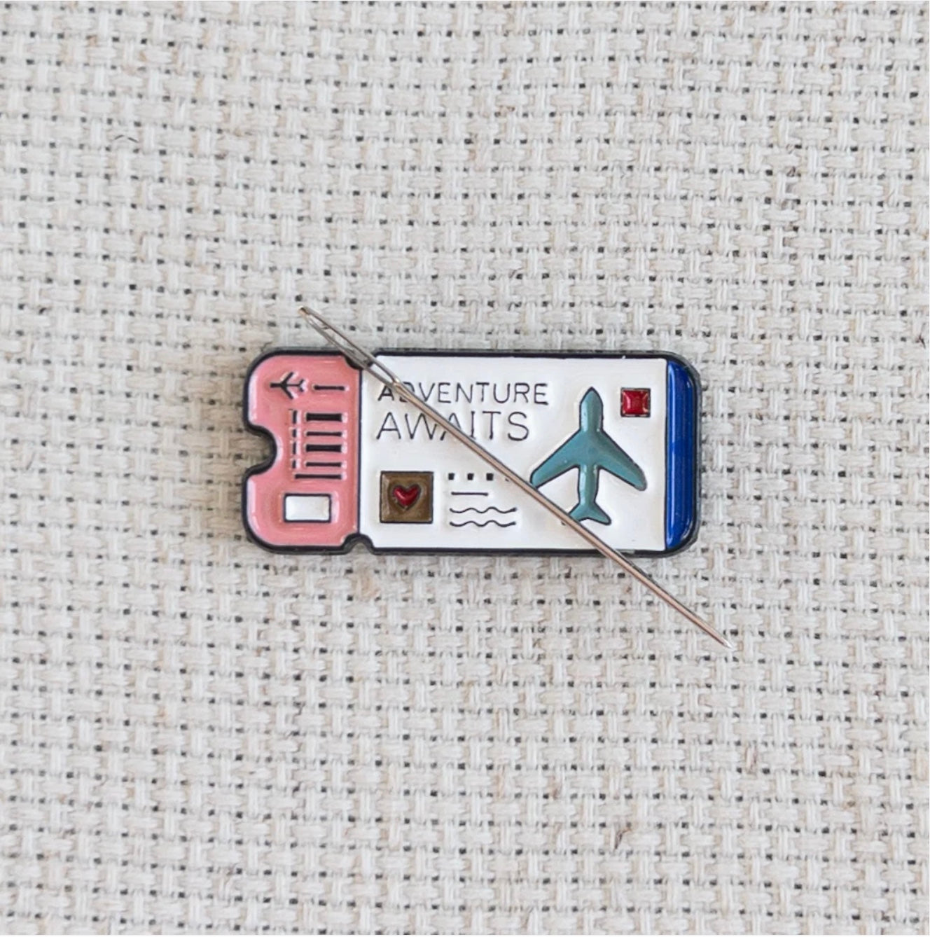 Airplane Tickets Needle Minder