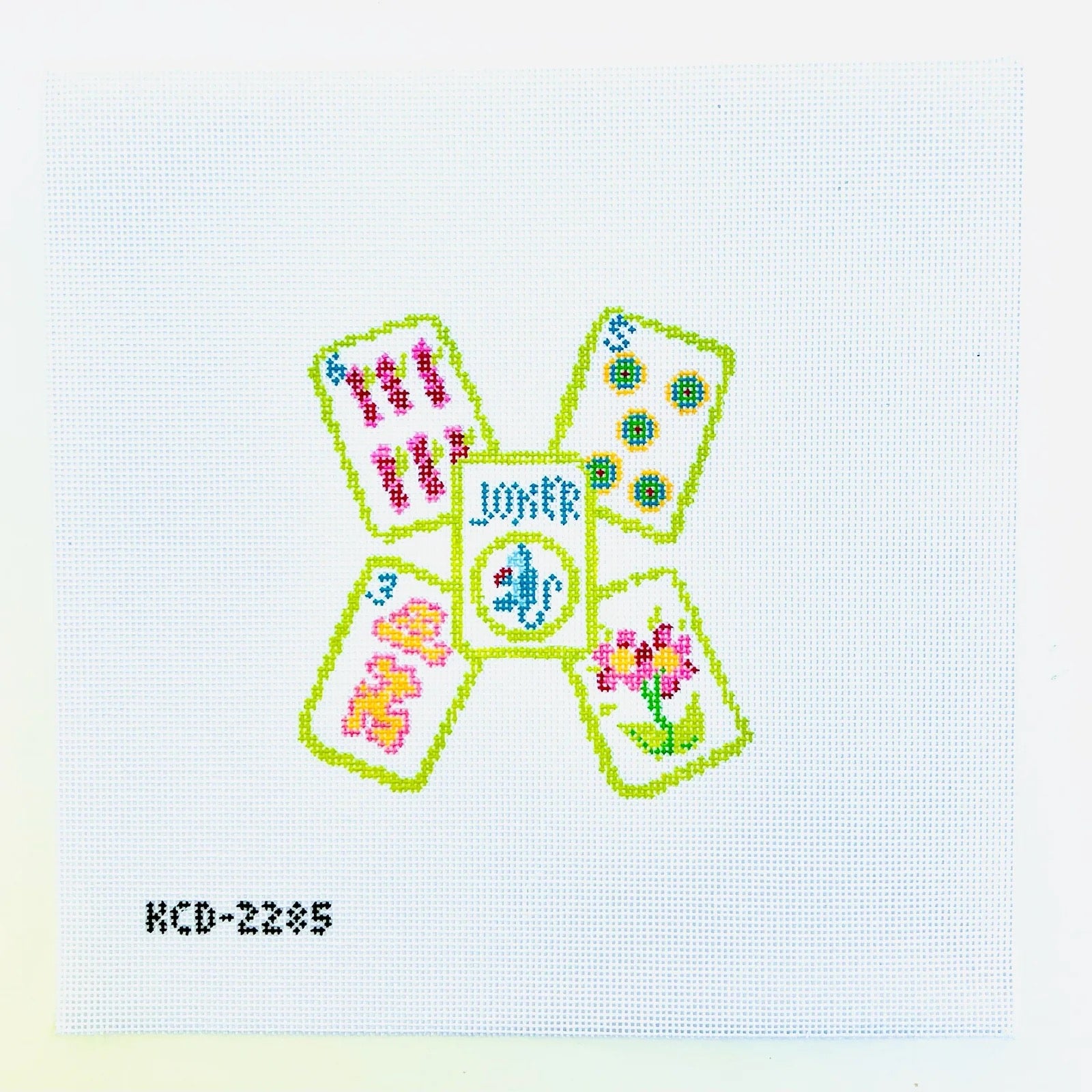 Mahjong Tiles Canvas