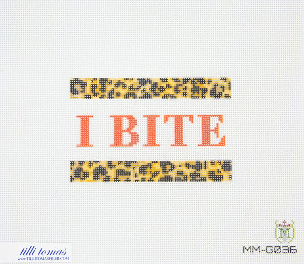 I Bite Canvas