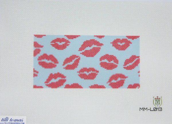 Lips Pattern Canvas