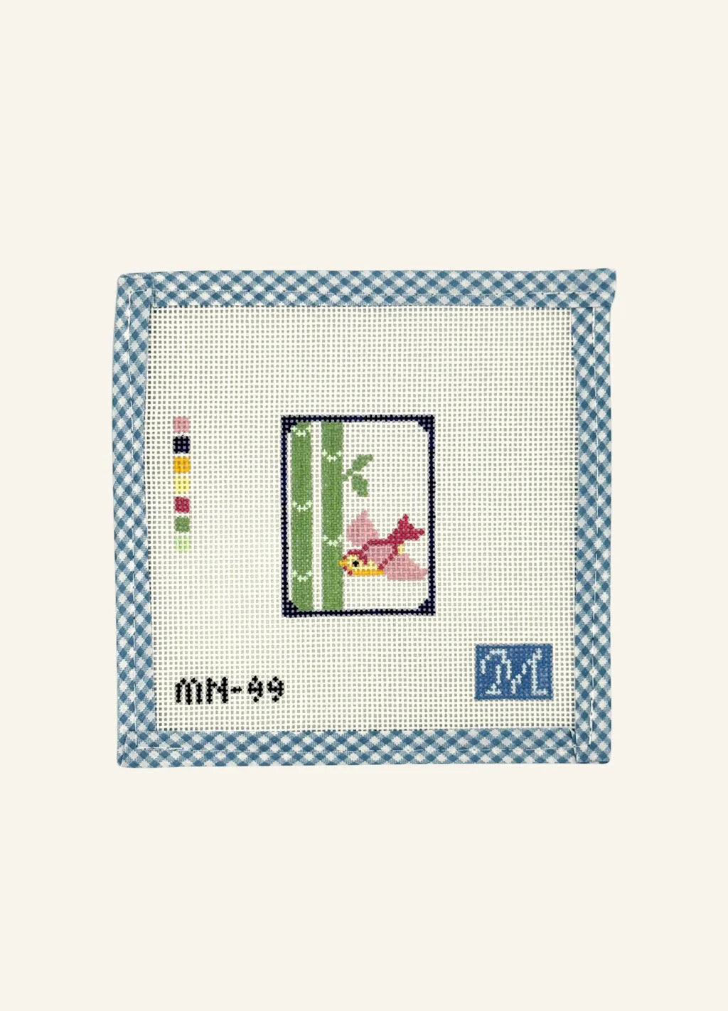Bird Bam Mahjong Tile Canvas