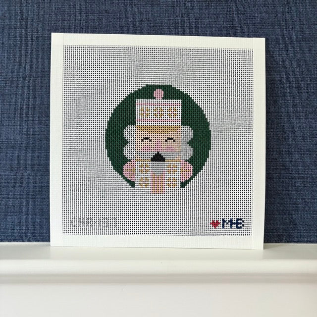 Nutcracker Elliot Round Canvas