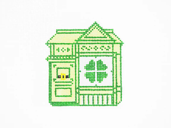 St. Patrick's Day House Canvas