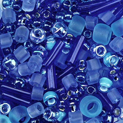 Ocean Blue Color Vibe Bead Mix