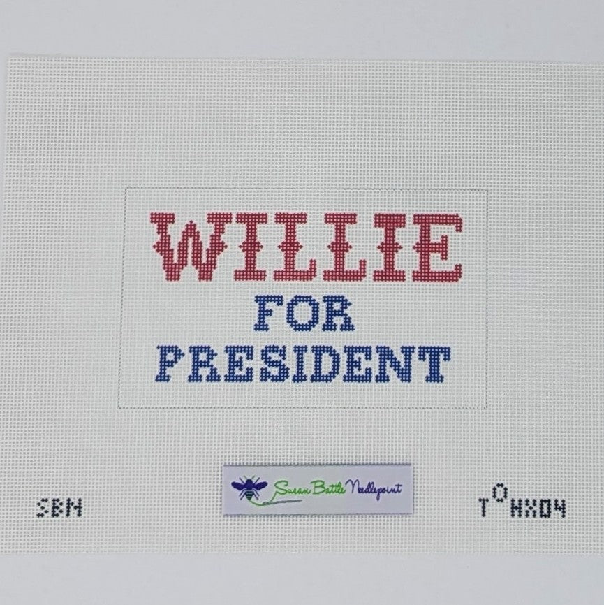 Willie for President Canvas