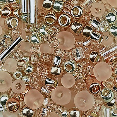 Peach Puff Color Vibe Bead Mix