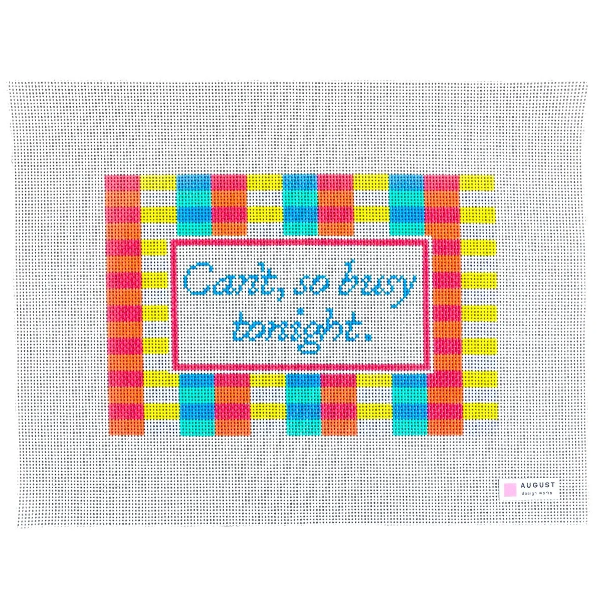 Can't, So Busy Tonight Canvas