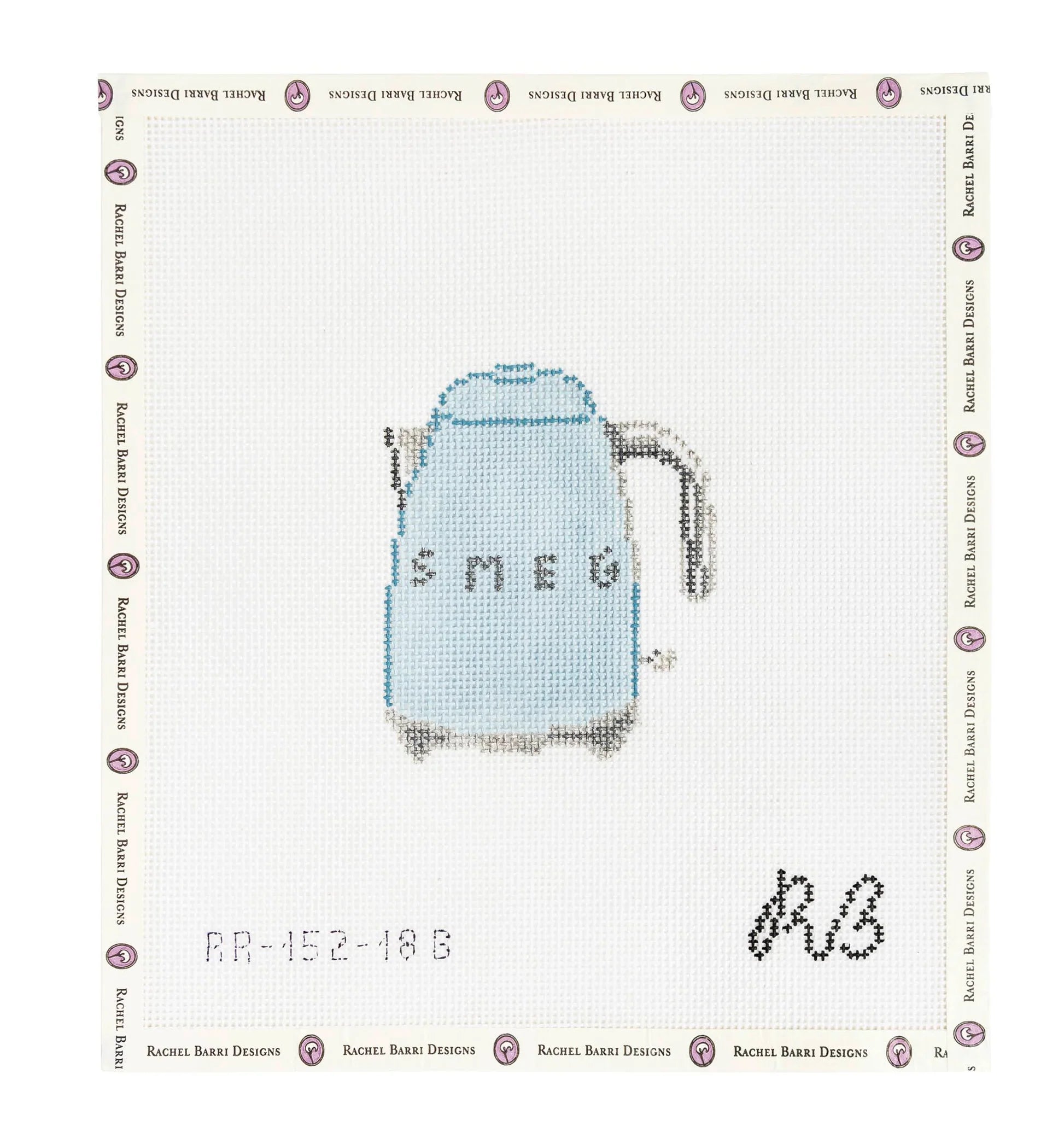 Blue Retro Kettle Canvas