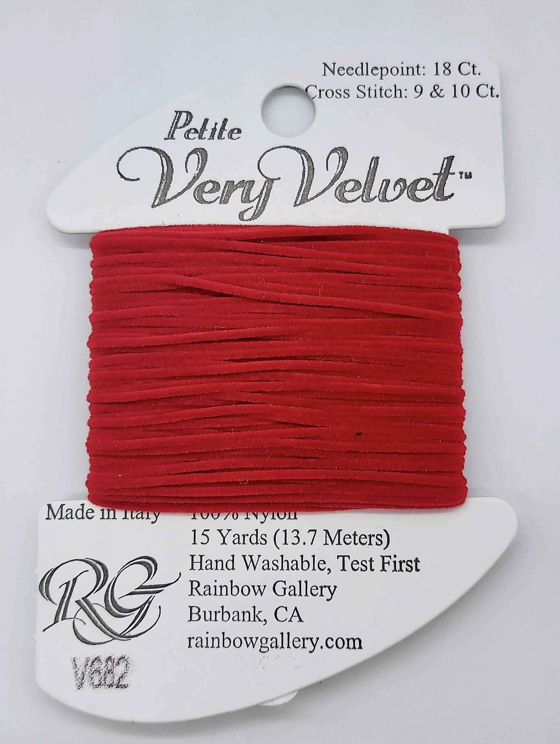 PET V-VELVET V682-SCARLET