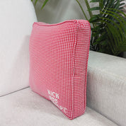 *PREORDER* Self Finishing Gingham Pillow
