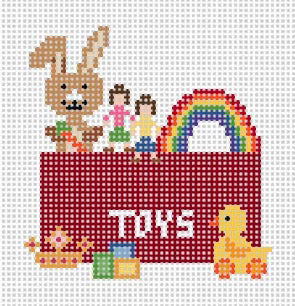 Red Toy Chest Canvas