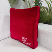 *PREORDER* Self Finishing Red Velvet Pillow