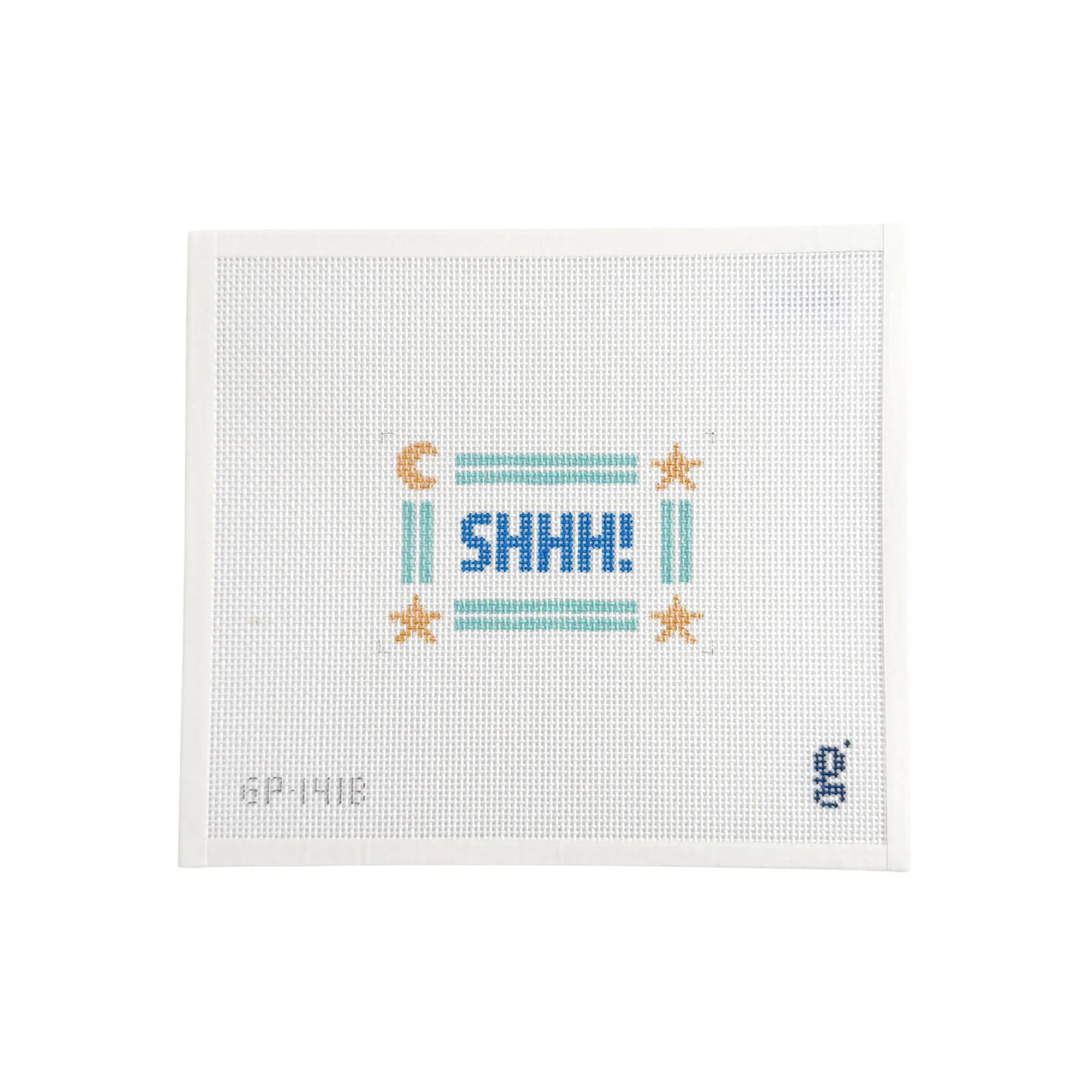 SHHH Blue Canvas