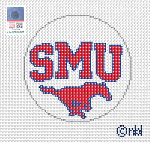 SMU Round Canvas