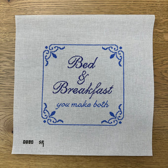Bed and Breakfast Canvas, 7" Square