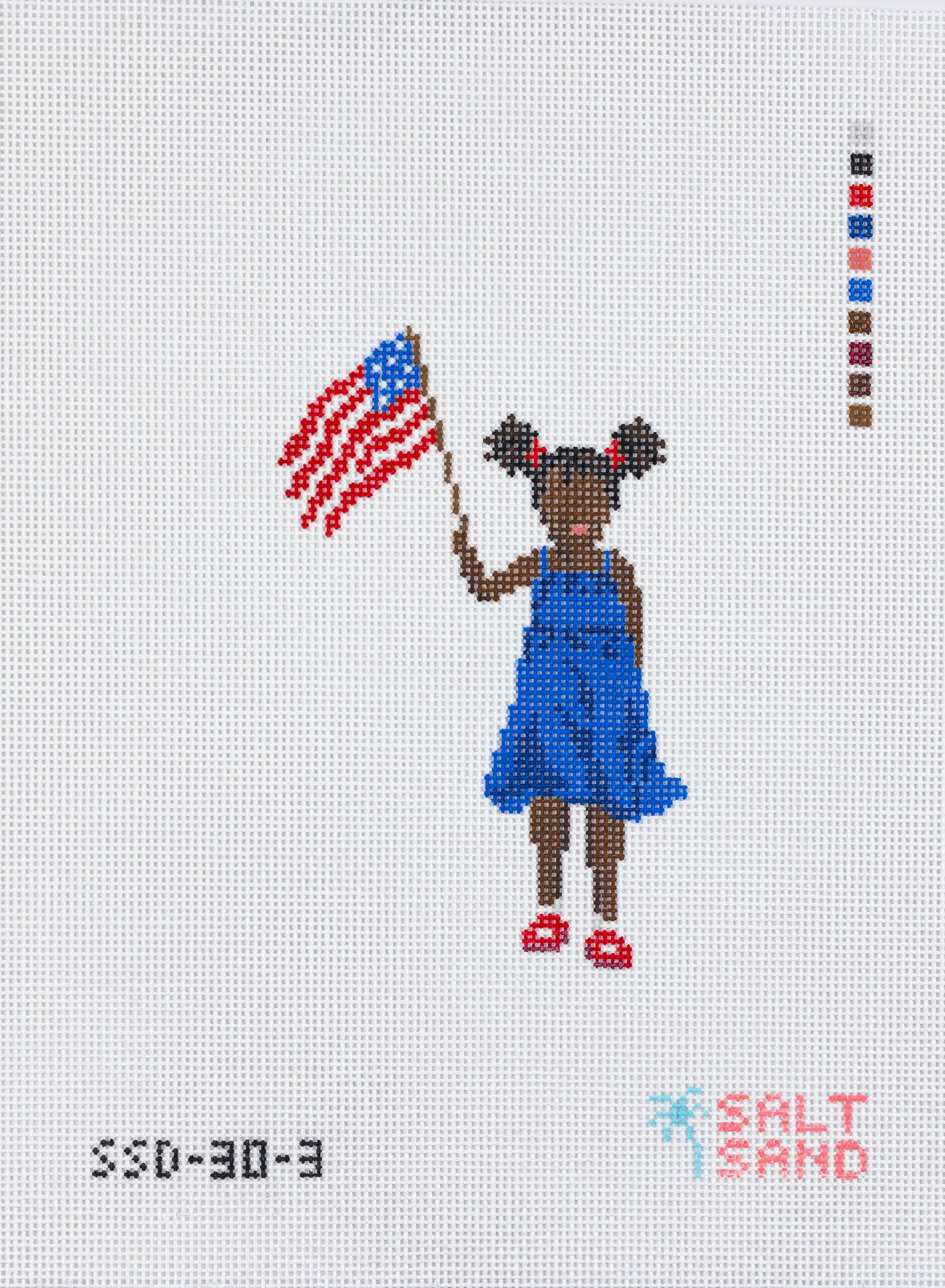 Parade Kid - Girl Canvas