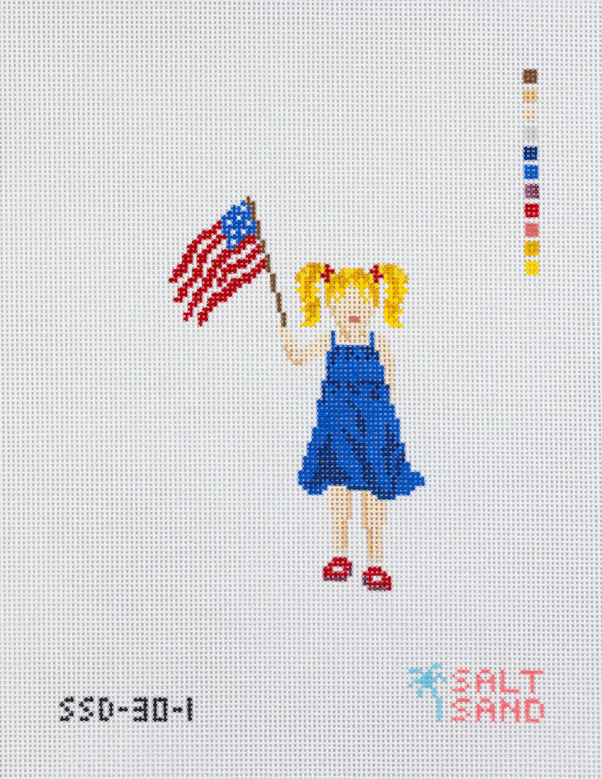 Parade Kid - Girl Canvas