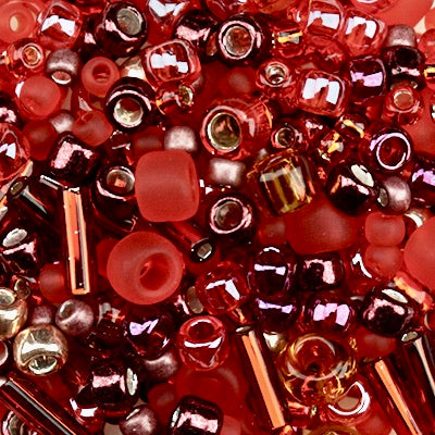Scarlet Color Vibe Bead Mix