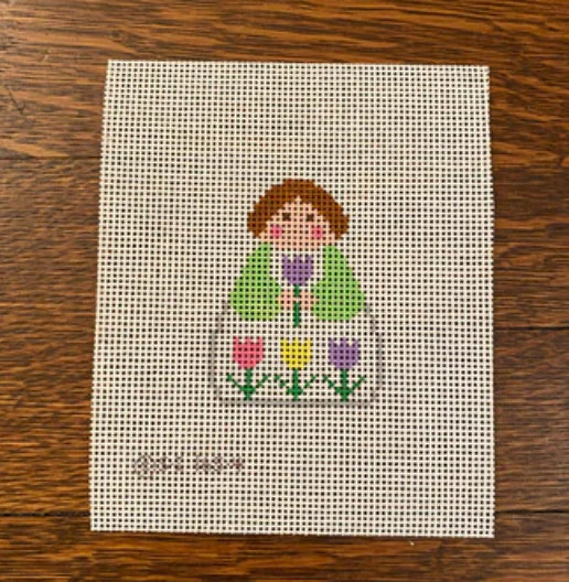 April Tulip Angel Canvas