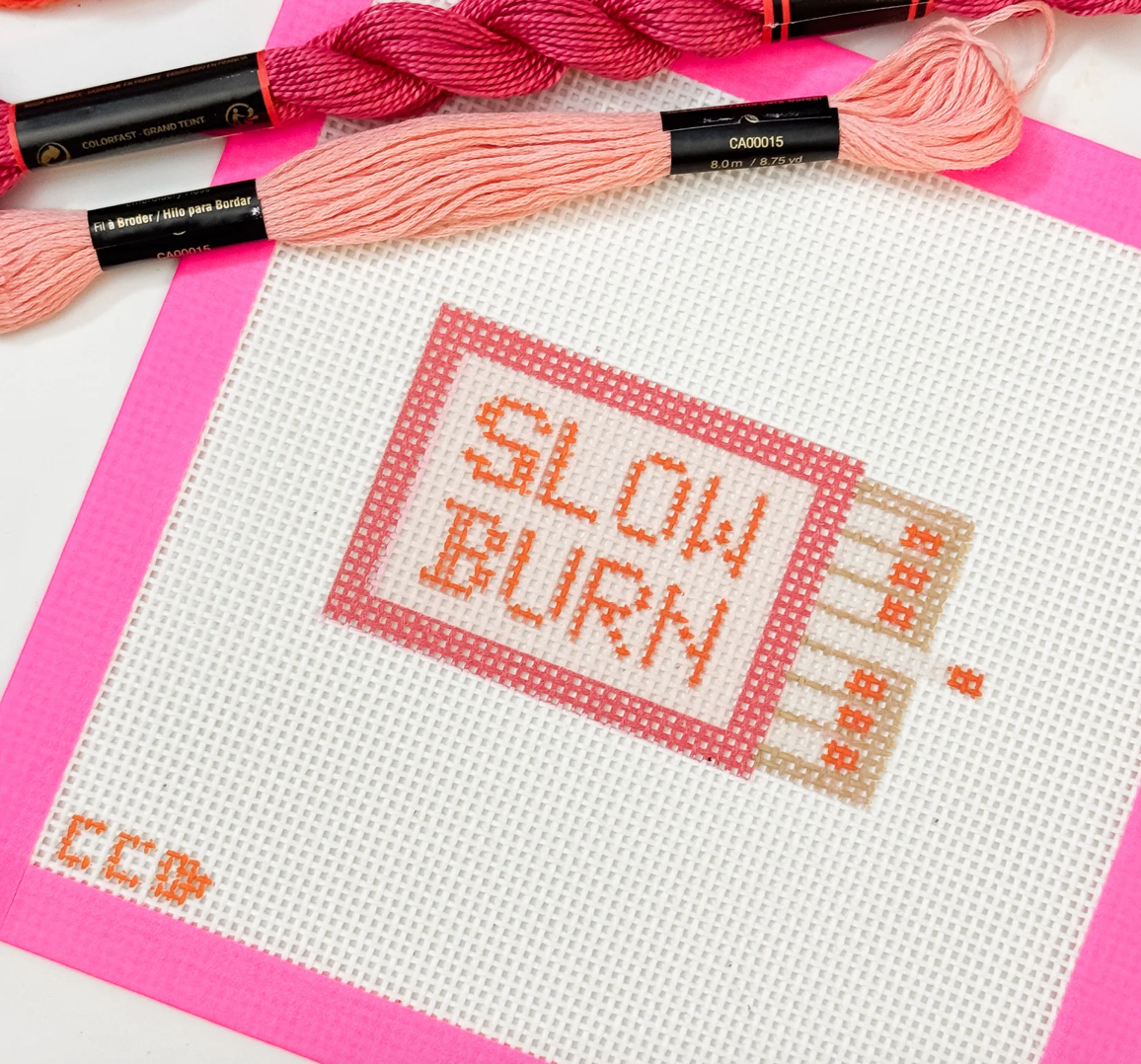 Slow Burn Matches Canvas