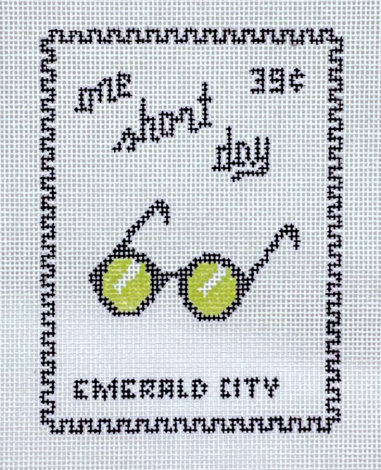 Emerald City Stamp Canvas