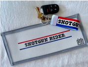 Shotgun Rider Keychain Canvas