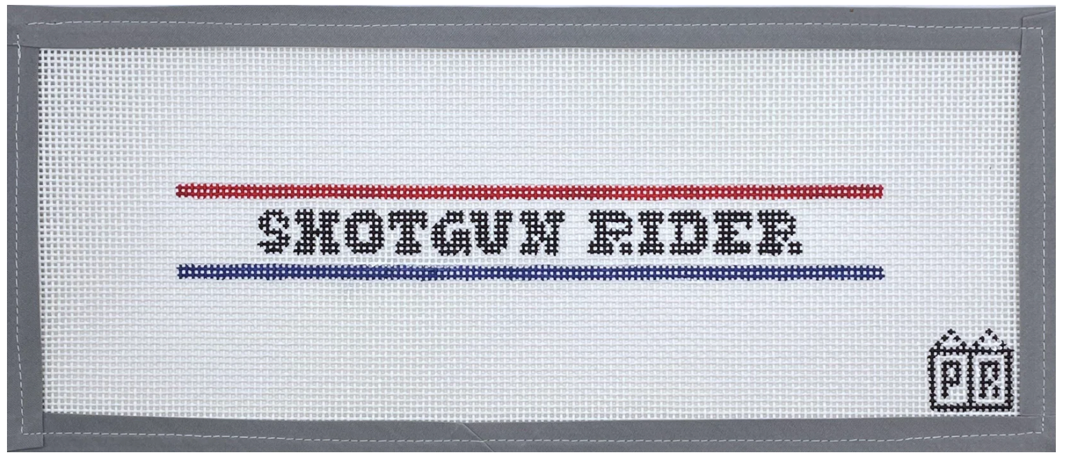 Shotgun Rider Keychain Canvas