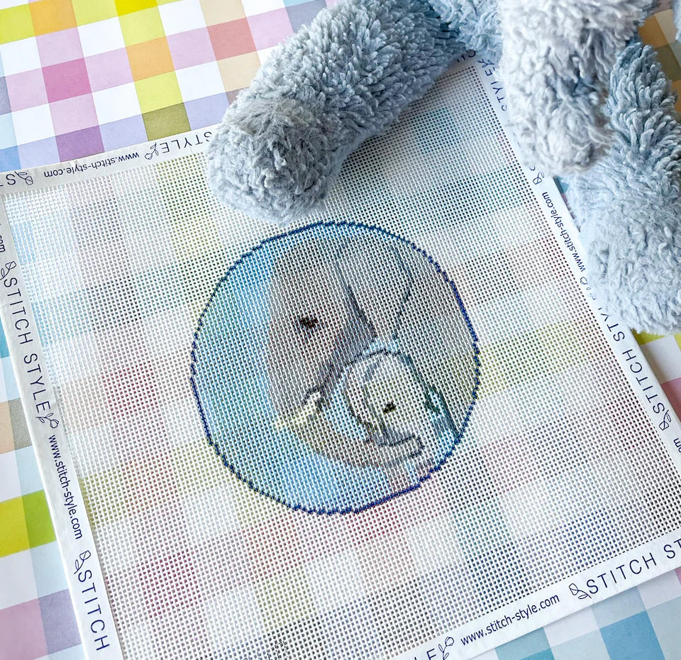 Mom and Baby Elephant Canvas